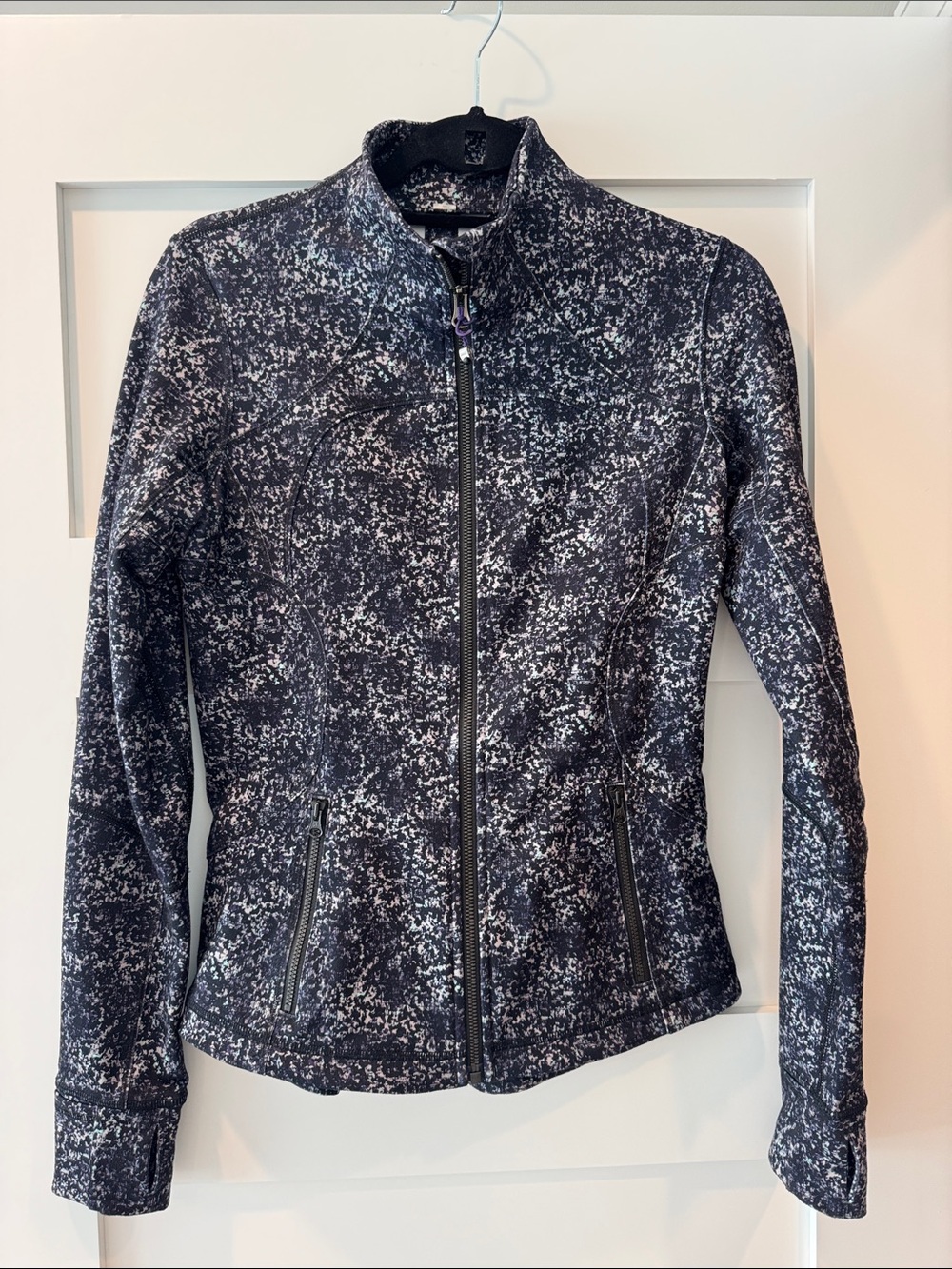 lululemon athletica Black & White Speckled Utility Jacket